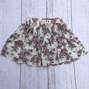 Brandy Melville Floral Skirt